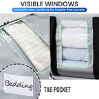 2 Tier Moving Bags (Silver / 2 Large- 2 Tier)