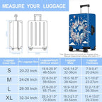 Earth Luggage Cover Washable Suitcase Protector Anti (Earth / M(24-26inch suitcase))