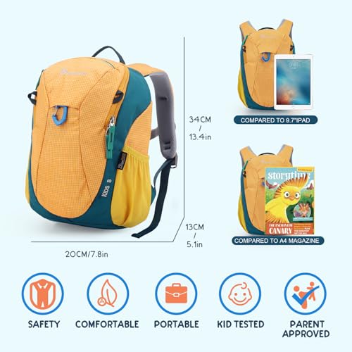 8L 12L Kids Backpack Toddler School Bag Girls Boys 2 (8l-yellow)