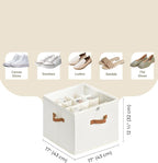 StorageWorks Shoe Organizer for Closet, Fits up to 16 Pairs, Shoe Cubby Storage - Image 2