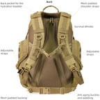 52L Tactical Backpack (Tan)