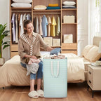 80L Large Laundry Baskets (Sage Green / 80L)