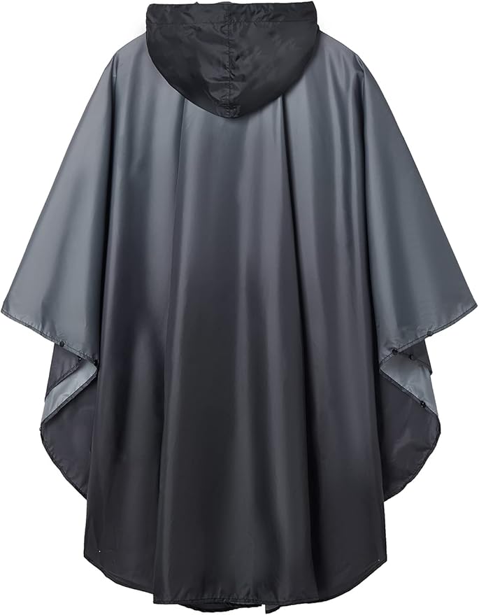 SaphiRose Rain Poncho Jacket Coat Hooded - Image 2