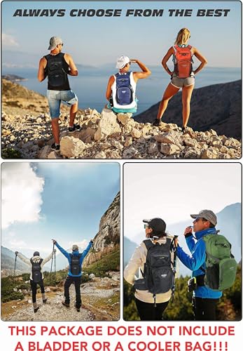 Small Hiking Daypack 15L for Running Cycling (Lime)