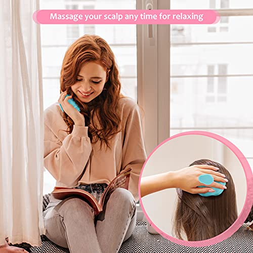 Hair Scalp Massager Shampoo Brush (Blue)