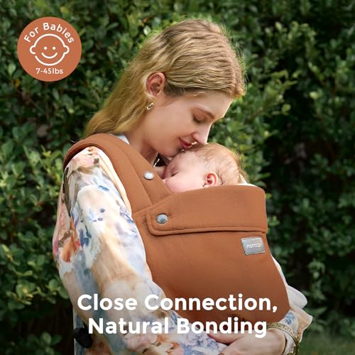 Baby Carrier with Natural Cotton Linen (Sepia)