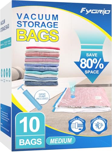 80% Space Saver Vacuum Storage Bags with Hand Pump