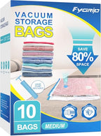 80% Space Saver Vacuum Storage Bags with Hand Pump