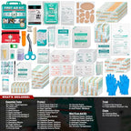360 Pieces Hardcase First Aid Kit (360 Pieces)