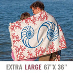 Turkish Beach Towel (Coral Reef)