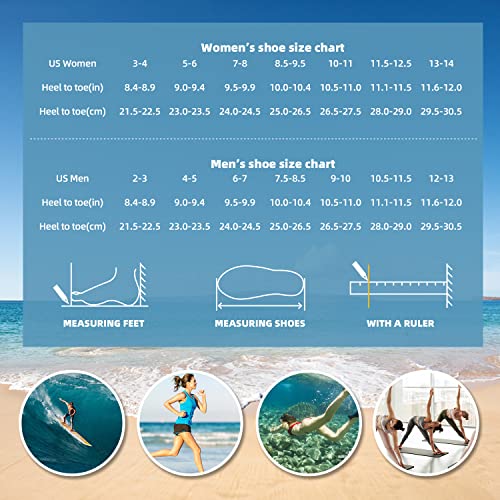 Water Shoes for Women Men Quick (10-11 Women/9-10 Men / Rosy Clouds)