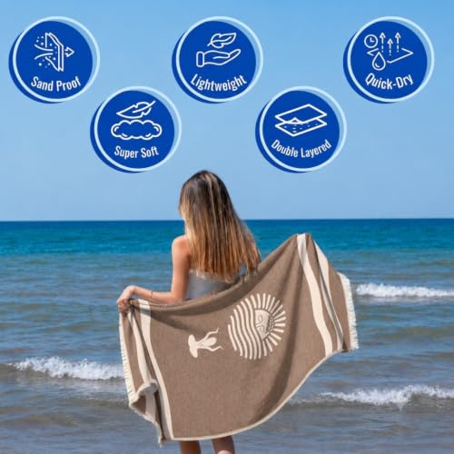 Turkish Beach Towel (Brown)