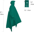 longsinger Rain Poncho for Adult, Waterproof Rain Poncho - Image 5