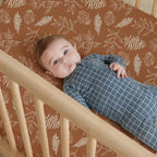 Baby Fitted Crib Sheets (Squirrel&foliage / 52X28 Inch)