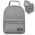 Insulated Lunch Box for Kids and Adults (Heather Gray)