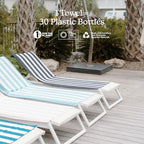 Original Towel (Cabana Stripe Dark Blue)
