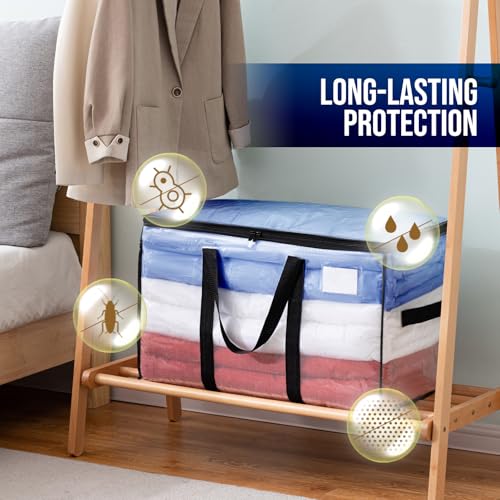 6 Pack Clear Extra Large Moving Bags (Clear / 6 Large)