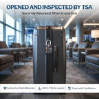 TSA Approved Luggage Locks (Black 2PK)