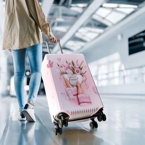 Travel Luggage Cover Suitcase Protector Fits 18 (Travel-6 / L(25-28in))
