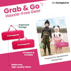 Kids Fishing Pole for Boys (2 Pack- Pink + Pink (Essential Set) / 5ft)
