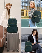 Laptop Backpack for Women (Deepgreen / 17-Inch)
