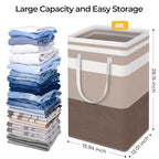 2 Pack Large Laundry Baskets (88L / Brown)