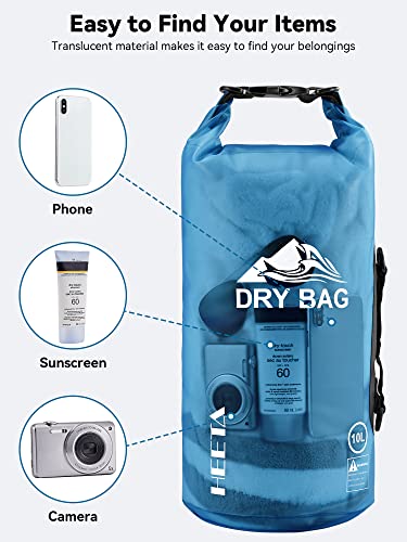 Dry Bag Waterproof Backpack with Phone Case (Blue / 30L)