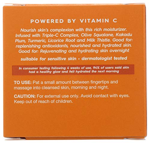 Skin Moisturizer with Vitamin C (1.7 Ounce (Pack of 1) / Crème Riche)