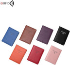 BAKUN Travel Wallet & Family Leather Passport Holder Cover RFID Blocking Travel - Image 7