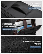 Carry On Luggage 22x14x9 Airline Approved with TSA Lock for Business Trip (22 Inch - Carry-On / Black)