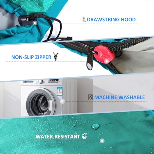 Camping Sleeping Bag (Sky Blue)