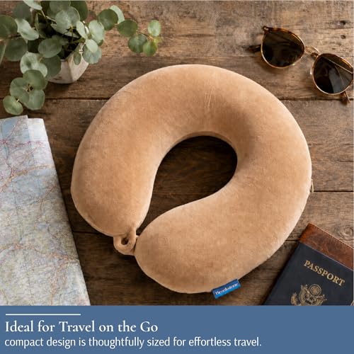 Travel Neck Pillow Lightweight U (Khaki / One Size)
