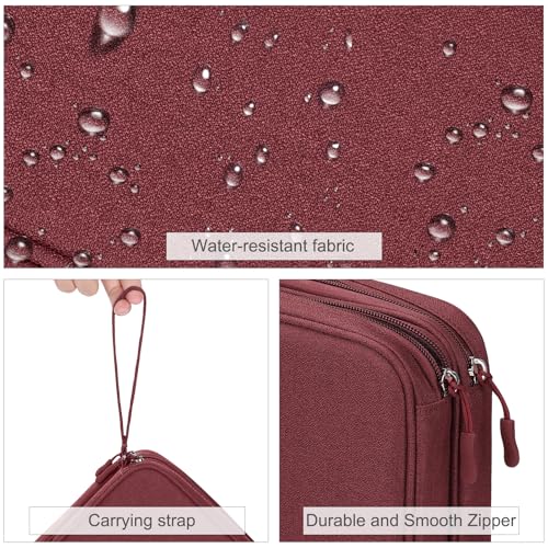Electronic Organizer (10.8 x 8 x 3.15 inches / Wine Red)