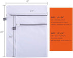 Kimmama Set of 2 Delicates Laundry Bags, Durable Zipper Mesh Laundry Bag - Image 2
