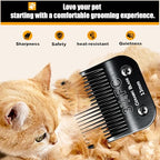 Dog Grooming Clipper Blades Replacement Compatible with Andis Dog Clipper (Black(3FC+4FC+5FC+7FC) / Black)
