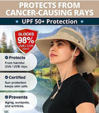 GearTOP Safari Sun Hat for Men and Sun Hats for Women UV Protection UPF 50+ - Image 2