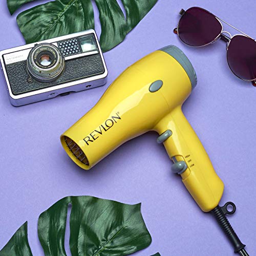 Compact Ionic Travel Hair Dryer (Yellow)