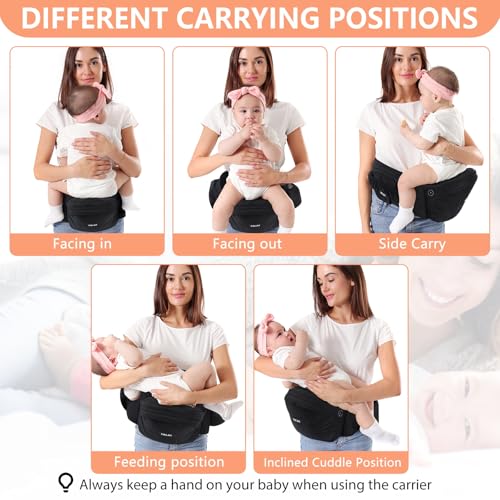 Baby Hip Carrier (Black)