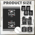 Black Kitchen Decor Set (Black)