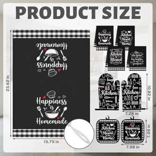 Black Kitchen Decor Set (Black)