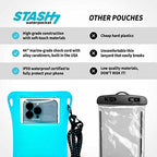Waterproof Phone Pouch w (Black)