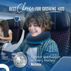 Kids Travel Neck Pillow (Gray / Medium)