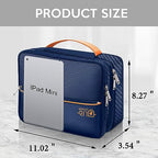 Electronic Organizer Travel Case (zipper-blue)