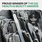 Czech Gray Crystal Glass Nail File Set (4-Pc: Nail File, Travel File, Moon File / Light Blue Suede Roll)