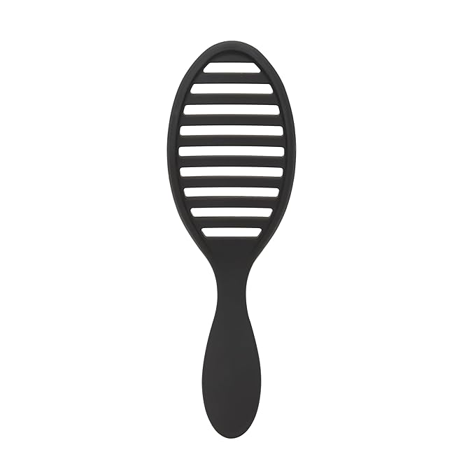Wet Brush Ceramic Speed Dry Hair Brush, Black - Vented Design & Soft HeatFlex Bristles for Blow-Dry Safe Styling - Ergonomic Handle for Pain-Free Detangling - Hair Accessories for All Hair Types