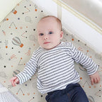 Pack n Play Sheets (Starsmoon Balloon / 38X26 Inch)