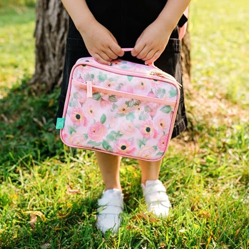 JumpOff Jo Insulated Lunch Box (9.75 x 7 x 3.25 inches / Floral Watercolor)