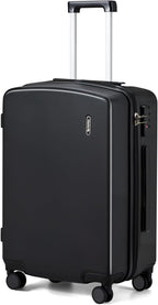 Hanke 24 Inch Luggage with Spinner Wheels Lightweight PC Hard Shell Suitcases by Hanke