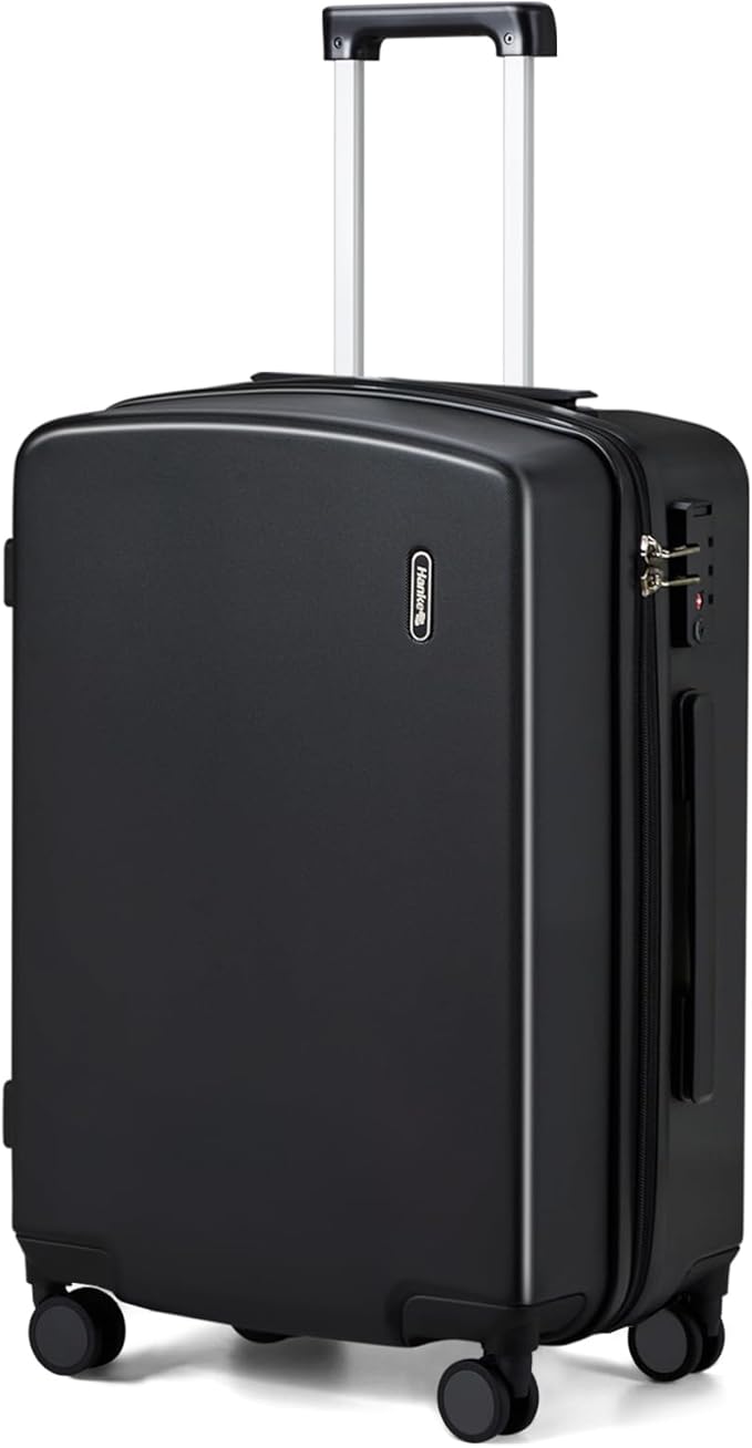 Hanke 24 Inch Luggage with Spinner Wheels Lightweight PC Hard Shell Suitcases by Hanke
