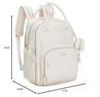 BabbleRoo Leather Diaper Bag Backpack - Image 9